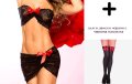 Sexy дамски комплект в черен цвят - Код 1640, снимка 1 - Бельо - 40953509