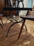 маса с табуретки от ковано желязо, снимка 2