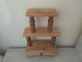Дървена етажерка със струговани орнаменти !!!, снимка 10