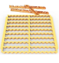 пластмасов Резец шаблон за изрязване на соленки гризини солети крекери