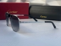 Cartier Мъжки слънчеви очила с кожа 3 цвята, снимка 11
