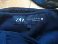 Zara корсет бюстие с шал чокър роза в черен цвят р-р М, снимка 12