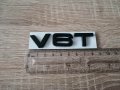 Ауди Audi V6T емблеми надписи черни, снимка 2