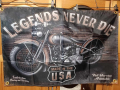 Legends Never Die -Made In the USA Flag