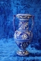 синя испанска ваза, снимка 1