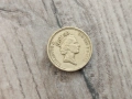 Монета 1993 Великобритания £1 pound (Royal Arms) - Elizabeth II , снимка 3