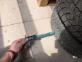 Зимни гуми Firestone и железни джанти audi , снимка 5