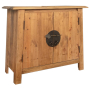 Комплект мебели за баня, рециклирана борова дървесина масив, снимка 1 - Шкафове - 44576241