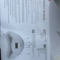 Елегантна и компактна UV LED лампа за нокти SUN5 с висока мощност-48W, снимка 2 - Продукти за маникюр - 42162657