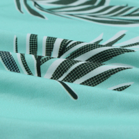 Дамски потник в синьо-зелено с тропически принт и регулируеми презрамки, снимка 13 - Потници - 44821619