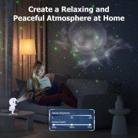 Светлинен галактически проектор астронавт нощна лампа за деца, снимка 7 - Детски нощни лампи - 44148705