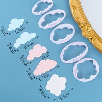 Пластмасови резци за сладки облаци - 5 бр/к-кт , снимка 3 - Форми - 41554910