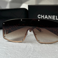 CH дамски слънчеви очила маска с лого , снимка 6 - Слънчеви и диоптрични очила - 44701686
