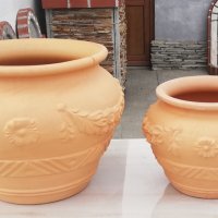 Керамични кашпи "КЮПИ", снимка 1 - Саксии и кашпи - 35851457