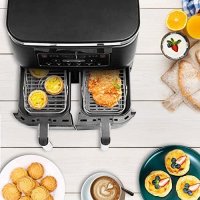 Нови 2бр. стойки за фритюрник Air Fryer с двойна кошница/Неръждаема стомана, снимка 3 - Други стоки за дома - 41282035