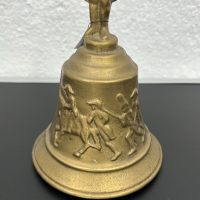 Масивна бронзова камбана / звънец - Наполеон. №5125, снимка 3 - Колекции - 44511279