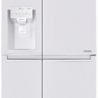 Хладилник с фризер LG GSL-760SWXV SbS Общ капацитет (л): 601, снимка 1 - Хладилници - 36082895