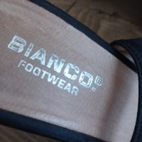 Черни дамски сандали Bianco footwear, снимка 4 - Дамски обувки на ток - 41774825