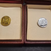 Комплект златна и сребърна значки на Съюз на Юристите, снимка 5 - Антикварни и старинни предмети - 41968618
