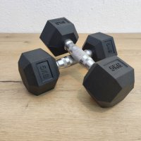 Професионални шестоъгълни дъмбели - Hex Dumbbells, снимка 7 - Фитнес уреди - 40971704