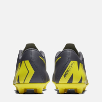 НАМАЛЕНИЕ !!!Футболни обувки калеври NIKE Mercurial Vapor 12 Club MG Сиво/Жълто AH7378-070 №45.5, снимка 5 - Футбол - 44606243