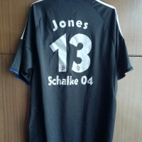 Schalke 04 Jermaine Jones Adidas оригинална фланелка тениска Шалке 04 Адидас 2009/2010, снимка 1 - Тениски - 36501072