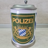 Халба за бира Polizei, снимка 1 - Чаши - 35761525