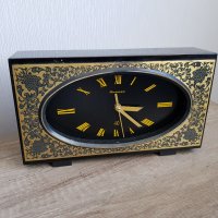 Настолен часовник Янтар  кварц, снимка 6 - Антикварни и старинни предмети - 34609051