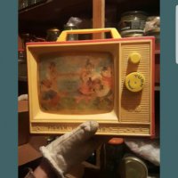 Ретро детска игра -музикална ТV кутия, снимка 1 - Антикварни и старинни предмети - 40021375