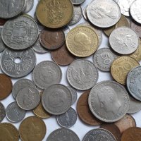Лот чуждестранни монети -239 броя, снимка 3 - Нумизматика и бонистика - 42650491