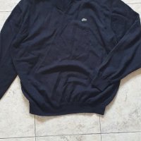 Lacoste мъжки вълнен пуловер , снимка 1 - Пуловери - 44695853