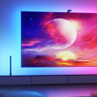 Govee H6199 задна светлина подсветка LED TV 55-65" Smart RGBIC, снимка 2 - Стойки, 3D очила, аксесоари - 42381155