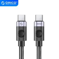  Orico кабел Cable USB C-to-C PD 100W Charging 1.0m Black - C2CZ-BK-10 - 24 месеца гаранция, снимка 1 - Кабели и адаптери - 41291885