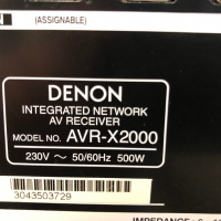 Denon AVR-X2000, снимка 13 - Ресийвъри, усилватели, смесителни пултове - 36200438