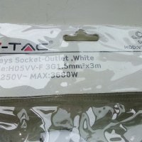 Разклонител V-TAC нов., снимка 3 - Разклонители и удължители - 41303627