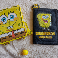 Портмоне Спондж Боб Квадратни гащи SpongeBob, снимка 1 - Портфейли, портмонета - 36262056