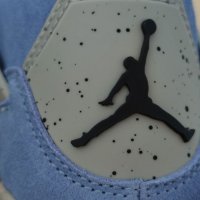 Нови Оригинални Обувки Nike Air Jordan 4 University Blue Размер 42.5 Кецове Сини Маратонки 27см uk8, снимка 6 - Кецове - 40430183