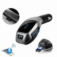 FM Трансмитер X6 Bluetooth за автомобил с LCD дисплей, снимка 1 - Аксесоари и консумативи - 36284788
