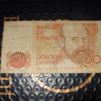 	Испания	200 песети	1980 г, снимка 1 - Нумизматика и бонистика - 41567848