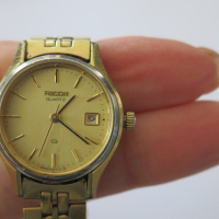 Дамски ретро часовник RICOH Quartz 674001, позлатен., снимка 13 - Дамски - 44636748