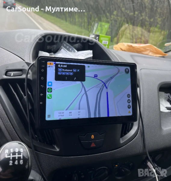 Ford Transit Custom - 9" Android 14 Мултимедия Форд Транзит Къстъм CarPlay Навигация Андроид, снимка 1
