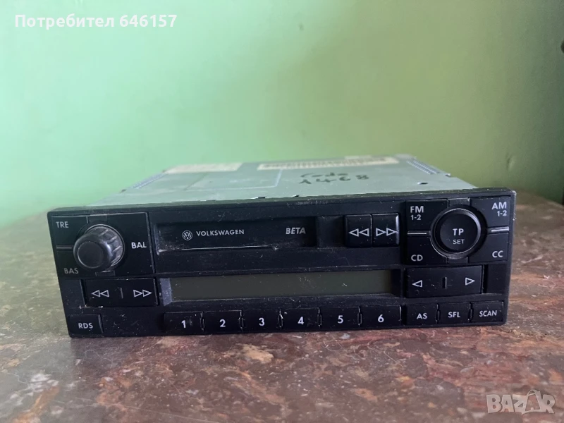 Авто радио Volkswagen Beta, снимка 1