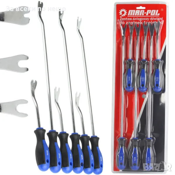 Комплект инструменти за вадене на щипки 6 части Mar-Pol, снимка 1