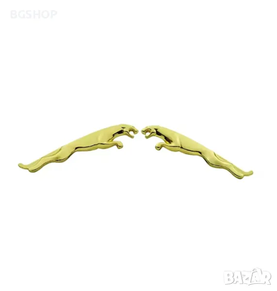 Емблема Jaguar / Ягуар - Gold, снимка 1