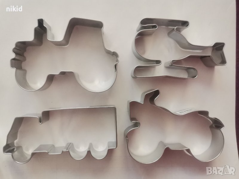 Камион Тир самолет хеликоптер багер трактор мотор превозни средства метална форма резец резци форми, снимка 1