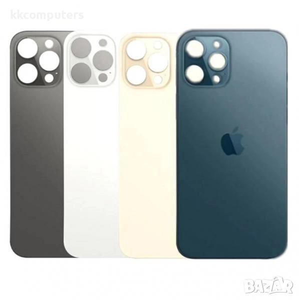 Капак батерия Оригинален Оборудван за iPhone 12 Pro Max 6.7 / Графит / СМЕНЕНО СТЪКЛО / КЛАС B Барко, снимка 1