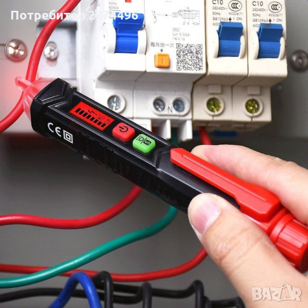 HT100E Тестер на напрежение - безконтактен, снимка 1