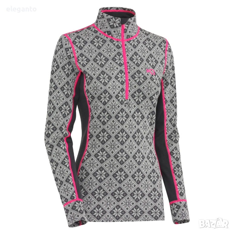 Дамска ! Helly Hansen Merino Wool Warm Freeze 1/2 Zip Base Layer , M размер, снимка 1