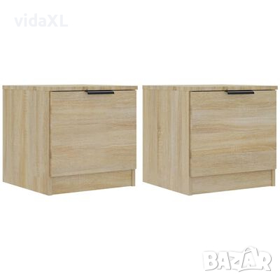 vidaXL Нощни шкафчета, 2 бр, сонома дъб, 40x39x40 см(SKU:811203, снимка 1