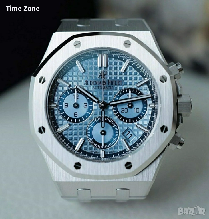 Audemars Piguet Royal Oak Chronograph 41mm Ice Blue Dial, снимка 1